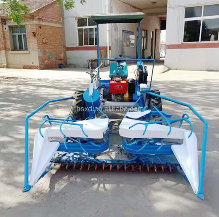 Automatic Reed Harvesting And Bundling Machine on sale/ Arrival High Safety Level Reed Combine Harvesting Machine