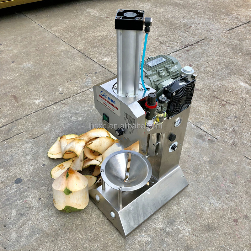 Desktop electric coconut peeler green and tender coconut peeling machine coconut trimming machine