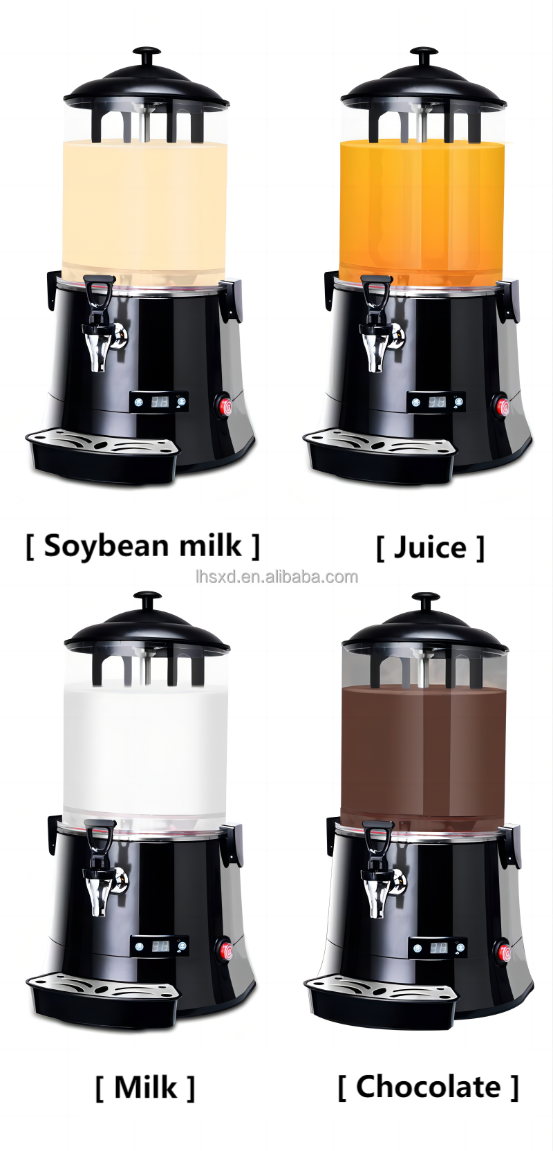 5 L 10 L Chocolate Hot Drink Machine Milk Juice Mixing Machine Coco Milk Hot Chocolate Dispenser