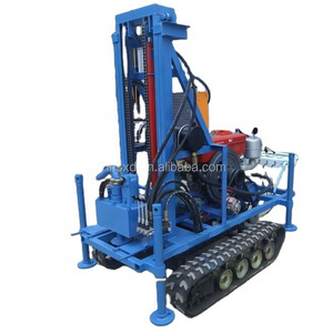 25HP 100m Crawler drilling rig for farm /28HP 120m water well drilling  machine