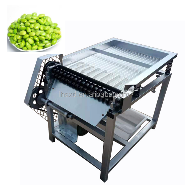 Stainless Steel Commercial Green Edamame Sheller /Fresh pea peeling equipment