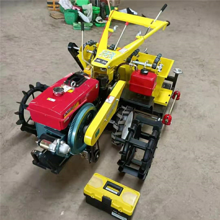 Farm Use Diesel Tractor And Automatic Garlic Planter /Gasoline Engine Garlic Seed Drill Machine For Walking Tractor