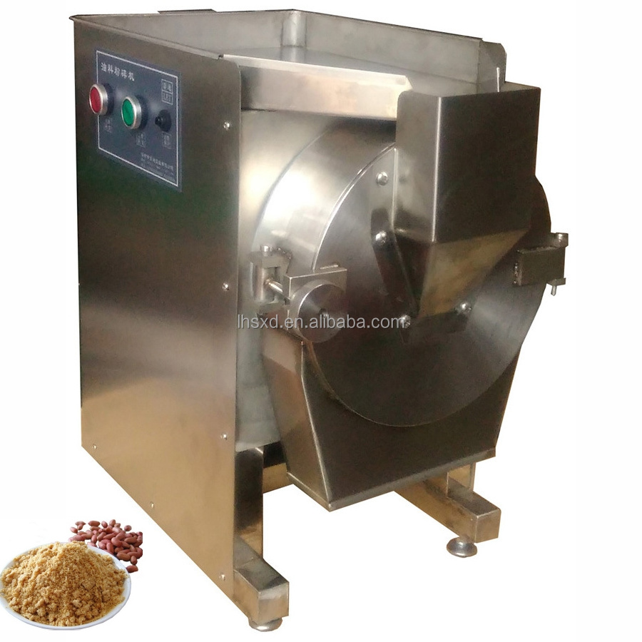 Stainless steel almond grinder peanut walnut flaxseed crusher sesame powder milling machine Oil based material crusher