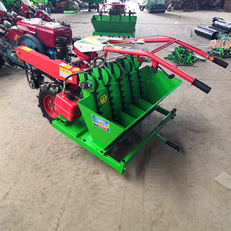 Farm Use Diesel Tractor And Automatic Garlic Planter /Gasoline Engine Garlic Seed Drill Machine For Walking Tractor