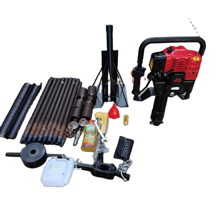 Efficient and small size earth picking rig /Handheld soil sampling drilling rig