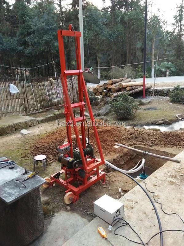 Factory Hot Sale Red Mine drilling rig /Electric Drilling Machine /Portable Borehole Water Well Drilling Machine