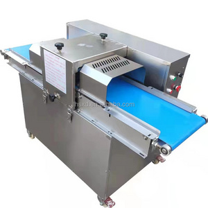 Fresh meat horizontal slicer  Fresh Beef Pork Meat Breast Jerky Slicer 40CM width belt Flake pork meat cutting slicing machine