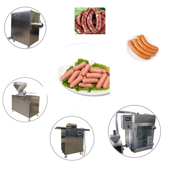 Hydraulic Sausage ham stuffer ham sausage Filler pork beef chicken Automatic sausage Making Machine