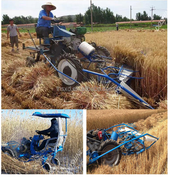 Automatic Reed Harvesting And Bundling Machine on sale/ Arrival High Safety Level Reed Combine Harvesting Machine