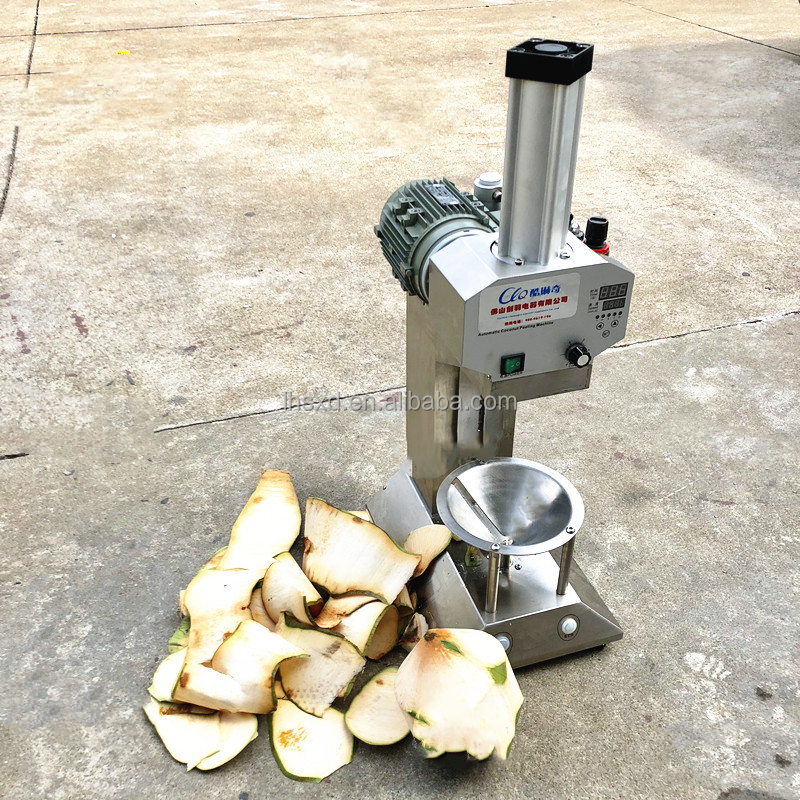 Desktop electric coconut peeler green and tender coconut peeling machine coconut trimming machine