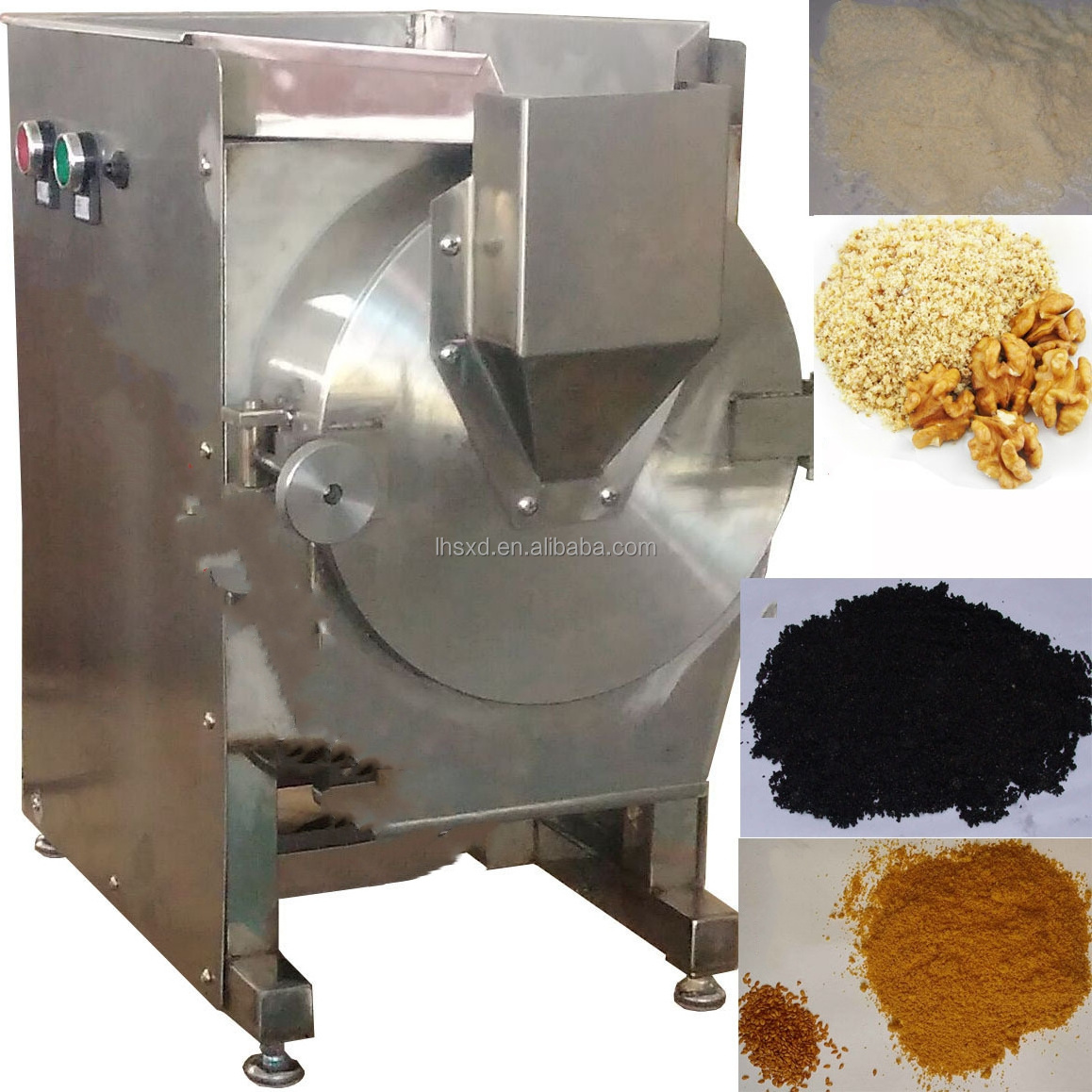 Stainless steel almond grinder peanut walnut flaxseed crusher sesame powder milling machine Oil based material crusher