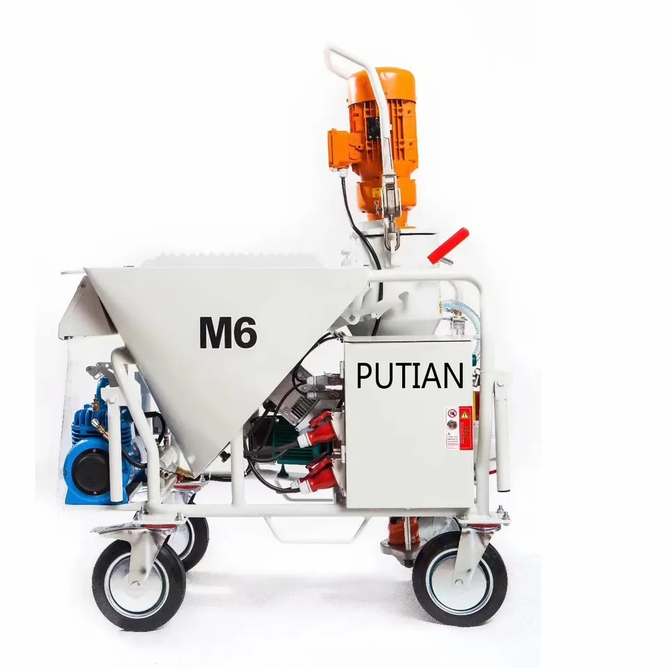 Fully automatic cement spraying machine, wall plastering machine, gypsum spraying machine