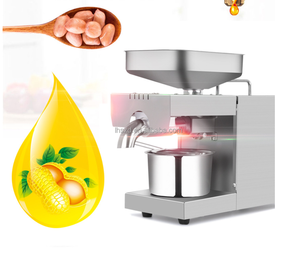 Home Automatic Peanut/Soybean Peanut /rapeseed/corn/linseed Oil Presser Machine /Small Oil Extracting Machine