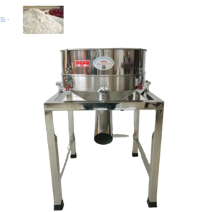 Electric Stainless Steel Vibrating Screen Plastic Powder Food  Vibrating Screen   Flour Sieving Machine