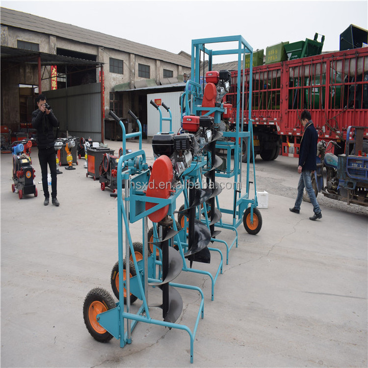 Hole Digger/Tree Planting Digging Machines/Movable Small Manual Tree Planting Earth Driller