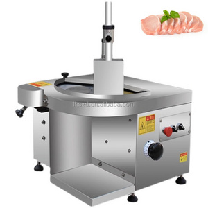 Fresh and cooked meat slicer fat beef and chicken breast slicer Fully automatic manual variable speed disc meat slicer