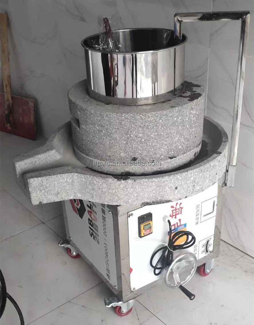 tone mill stone mill  electric commercial full-automatic rice milk mixer  soybean milk tofu machine grinder