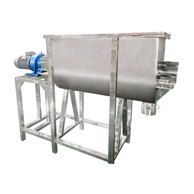 Protein powder Horizontal Ribbon Mixer / Horizontal Mixing equipment hot sale