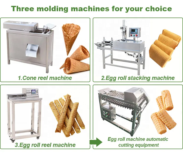 Fully automatic cake pressing equipment with adjustable heating temperature and time /Waffle cone maker/Ice cream cone machine