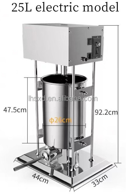 Small Commercial household electric manual sausage filling machine enema machine sausage stuffer machine