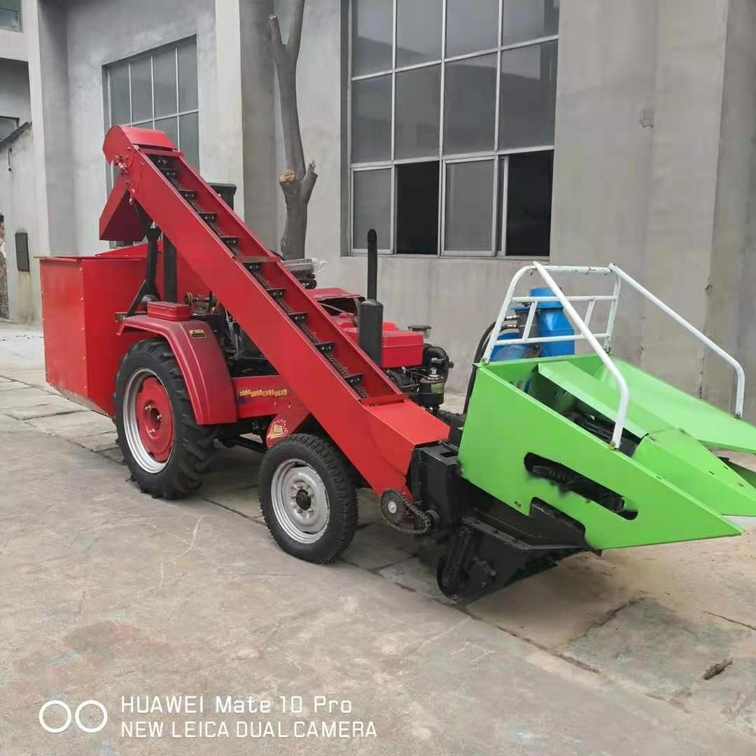 Agriculture farm use 2 rows 3 rows Mini sweet corn harvester with peeling picker for sale