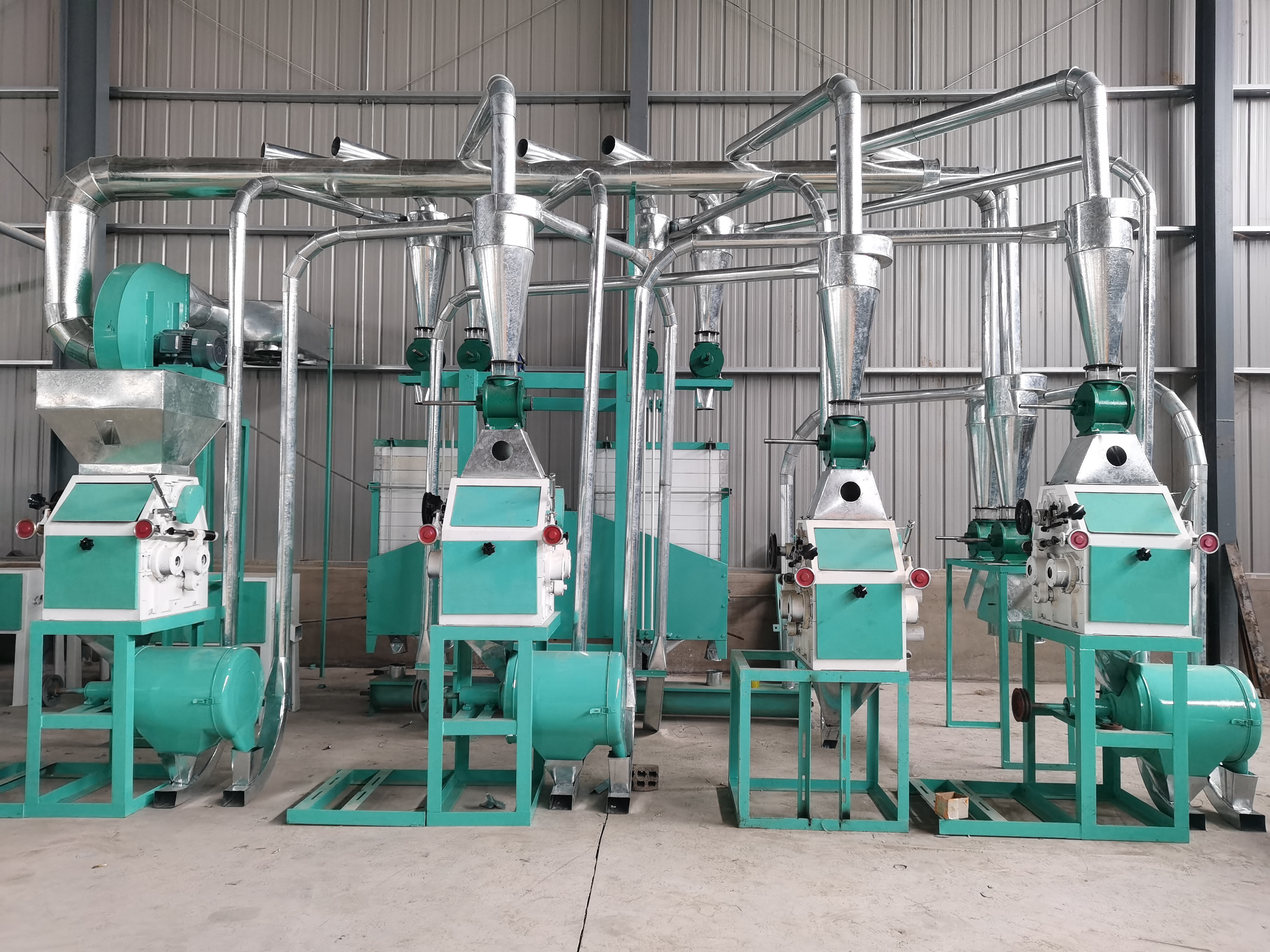 Automatic Wheat/Corn/Maize/Teff/Rice/Barley/Grain Flour Milling Machine Plant/ Flour Mill Machine On Sale