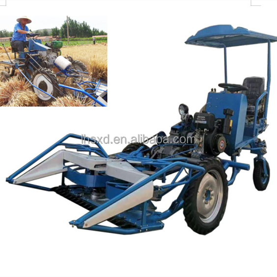 Automatic Reed Harvesting And Bundling Machine on sale/ Arrival High Safety Level Reed Combine Harvesting Machine