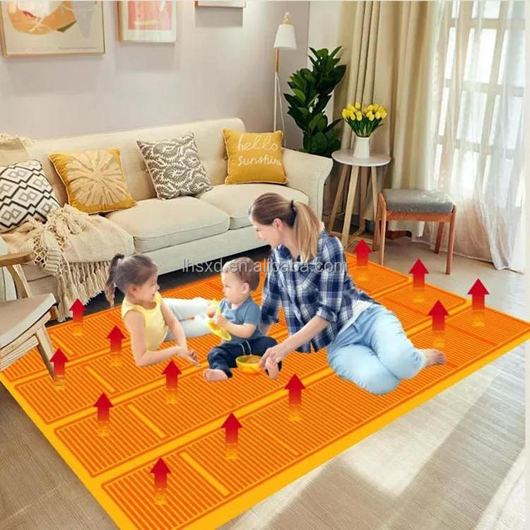 Household numerically controlled electric carpet/removable and washable heating floor mat