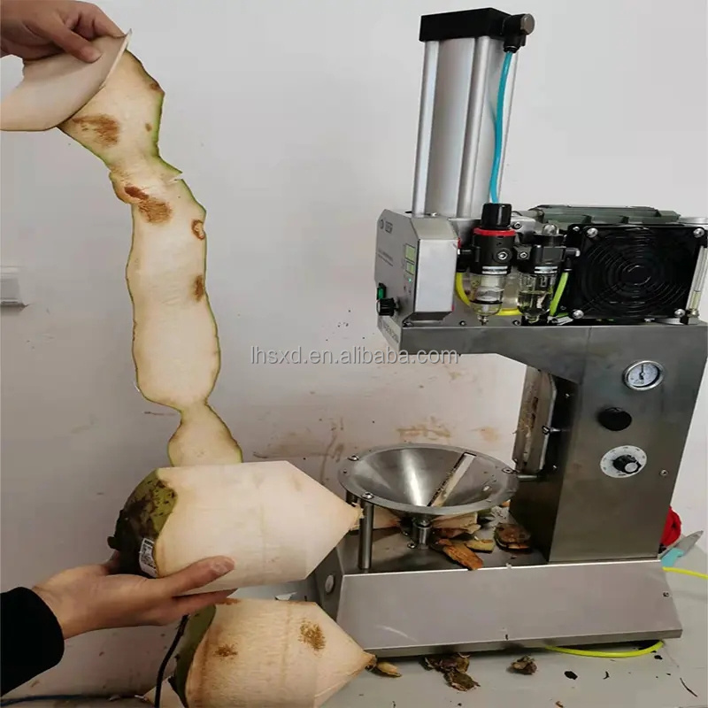 Desktop electric coconut peeler green and tender coconut peeling machine coconut trimming machine