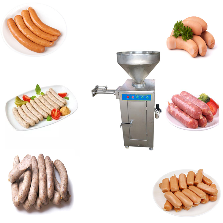 Hydraulic Sausage ham stuffer ham sausage Filler pork beef chicken Automatic sausage Making Machine