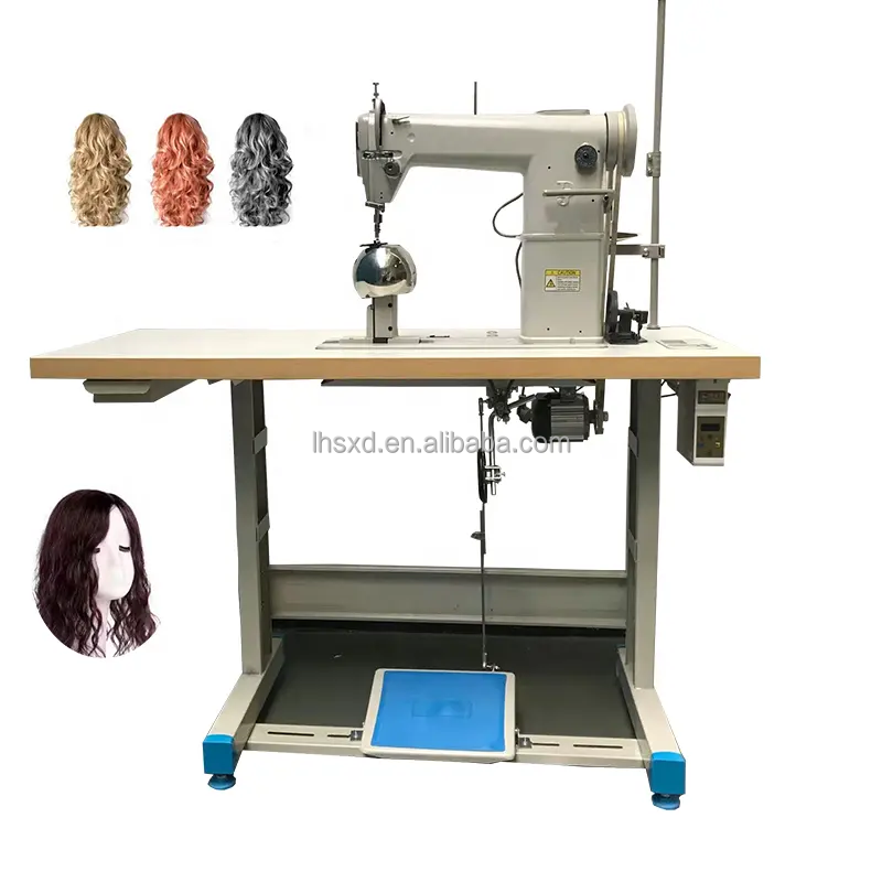 Single needle high head wig sewing machine Single/Double Needle Post-bed Lockstitch Sewing Machine