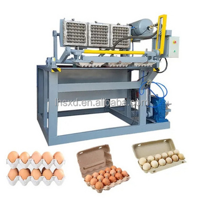 Fully automatic egg tray making machine paper tray forming machine  paper pulp egg tray egg carton molding machine