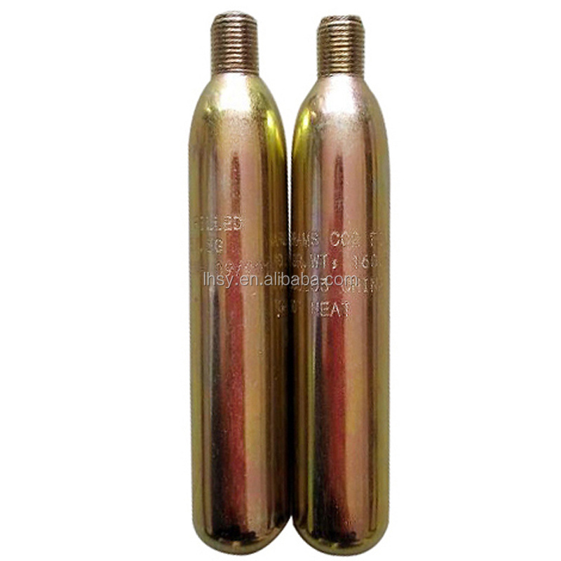 best quality 60g 33g 38g co2 gas cylinder cartridge for life jacket