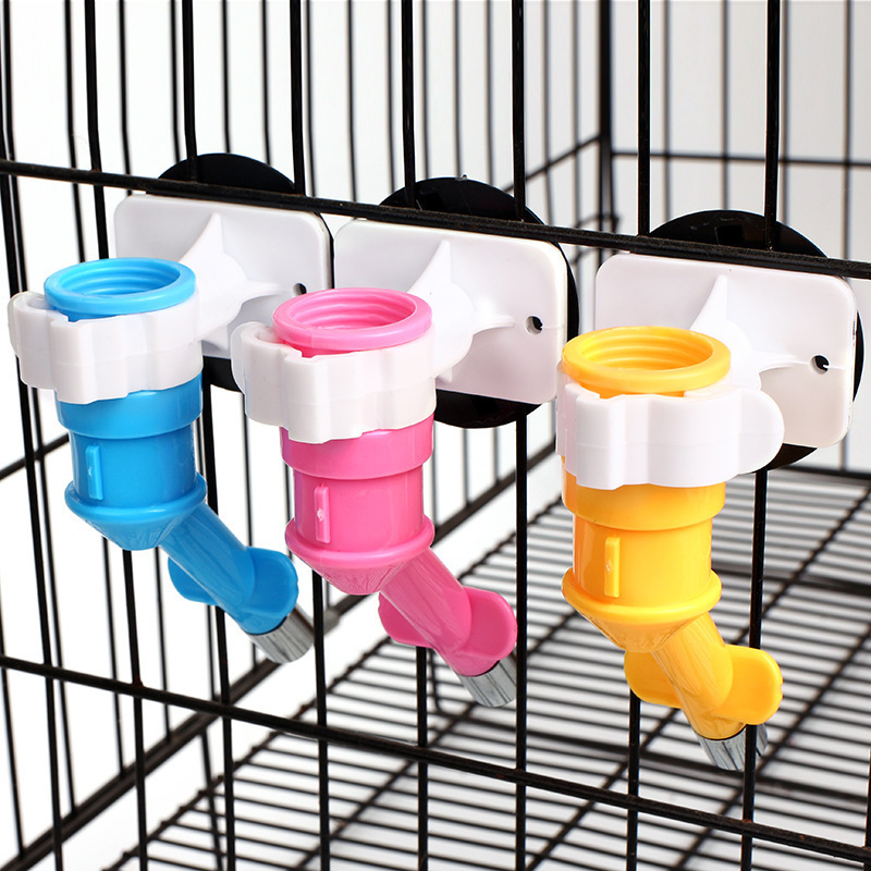 Dog hanging drinking  water head can be equipped with drinks Cola bottles drinking water mouth pet supplies pet drinker nozzle