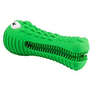 Factory Direct Rubber Molar Tooth Stick Sound Crocodile Dog Toothbrush Dog Toy Pet Supplies