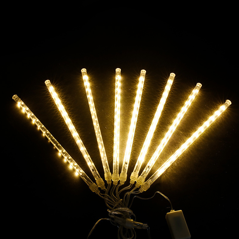 Warm White 30cm 50cm 10pcs Light Tube Best Led Meteor Shower Party Lights