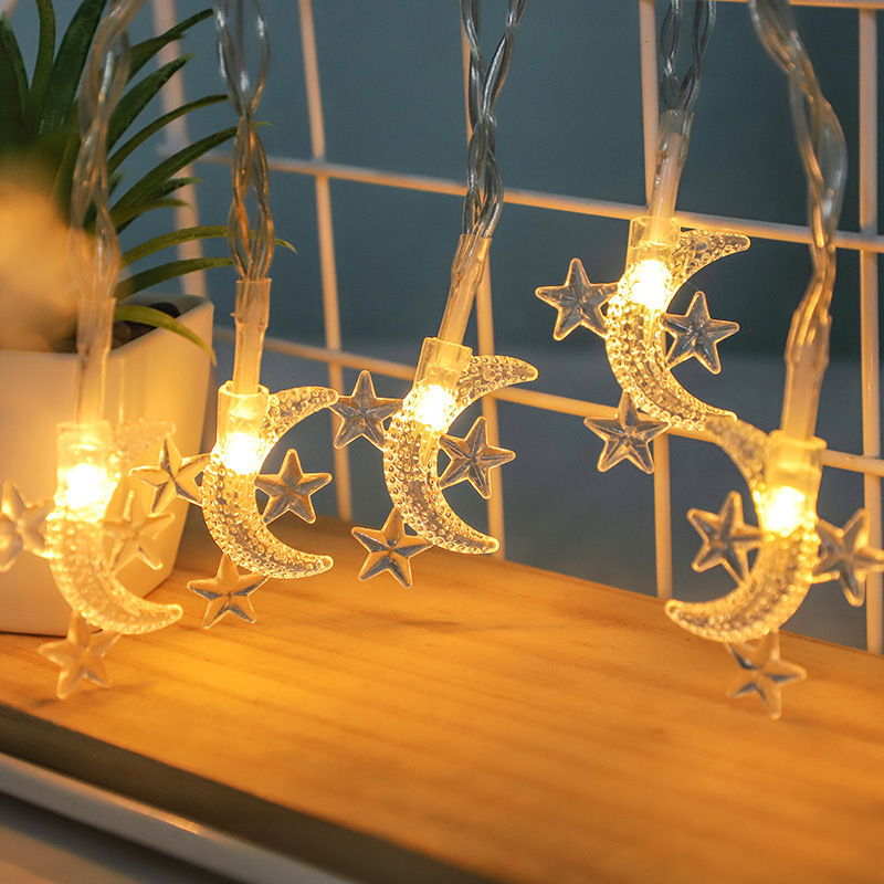 Woohaha Led Star Moon String Lights Ramadan Decorations 2023 Lights