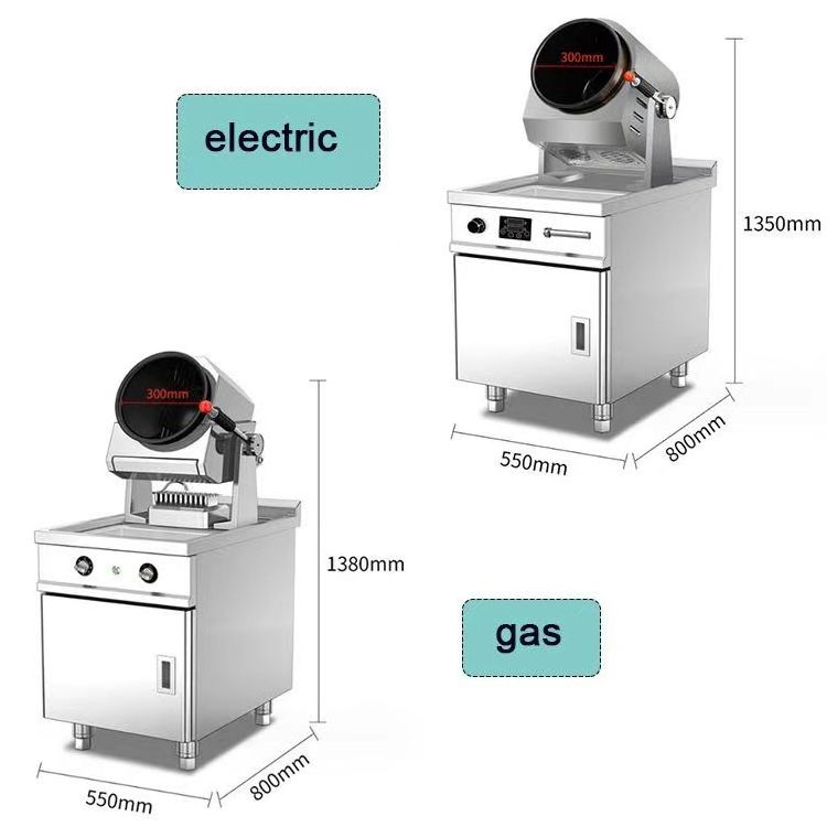 Factory Price Automatic Cooking Machine/ Single Head Dual Heads Robot Cooker Machine For Restaurant