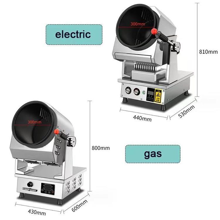 Factory Price Automatic Cooking Machine/ Single Head Dual Heads Robot Cooker Machine For Restaurant