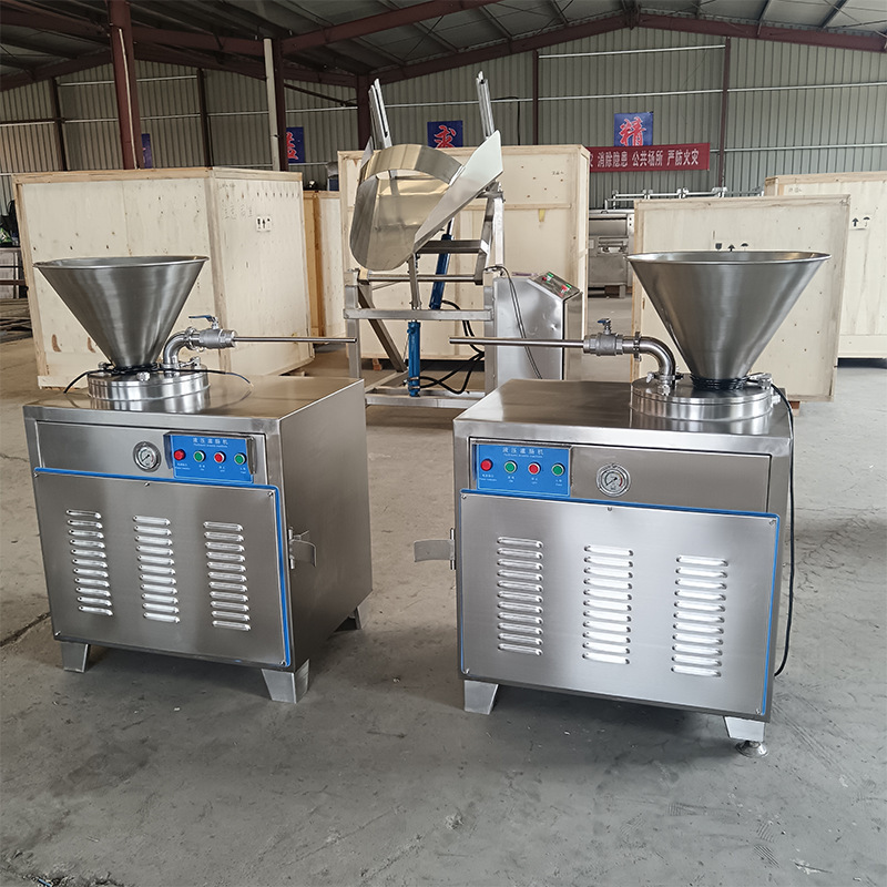 Industrial Sausage Production Lline Electric Enema Chicken Sausage Stuffer Filling Make Machine