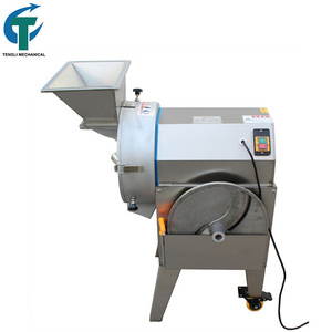 Industrial Vegetable Cutter Fruit Onion Cutting Machine Price / Commercial Potato Chips Cutting Machine