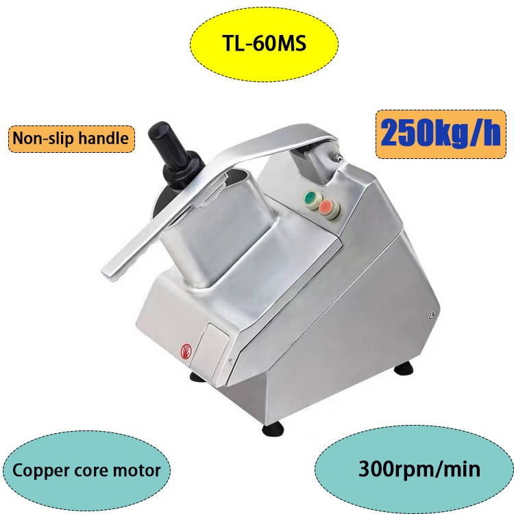 Industrial Stainless Steel Electric Chopper Fruit Vegetable Cutter Machine/ Electric Vegetable Slicer For Small Business