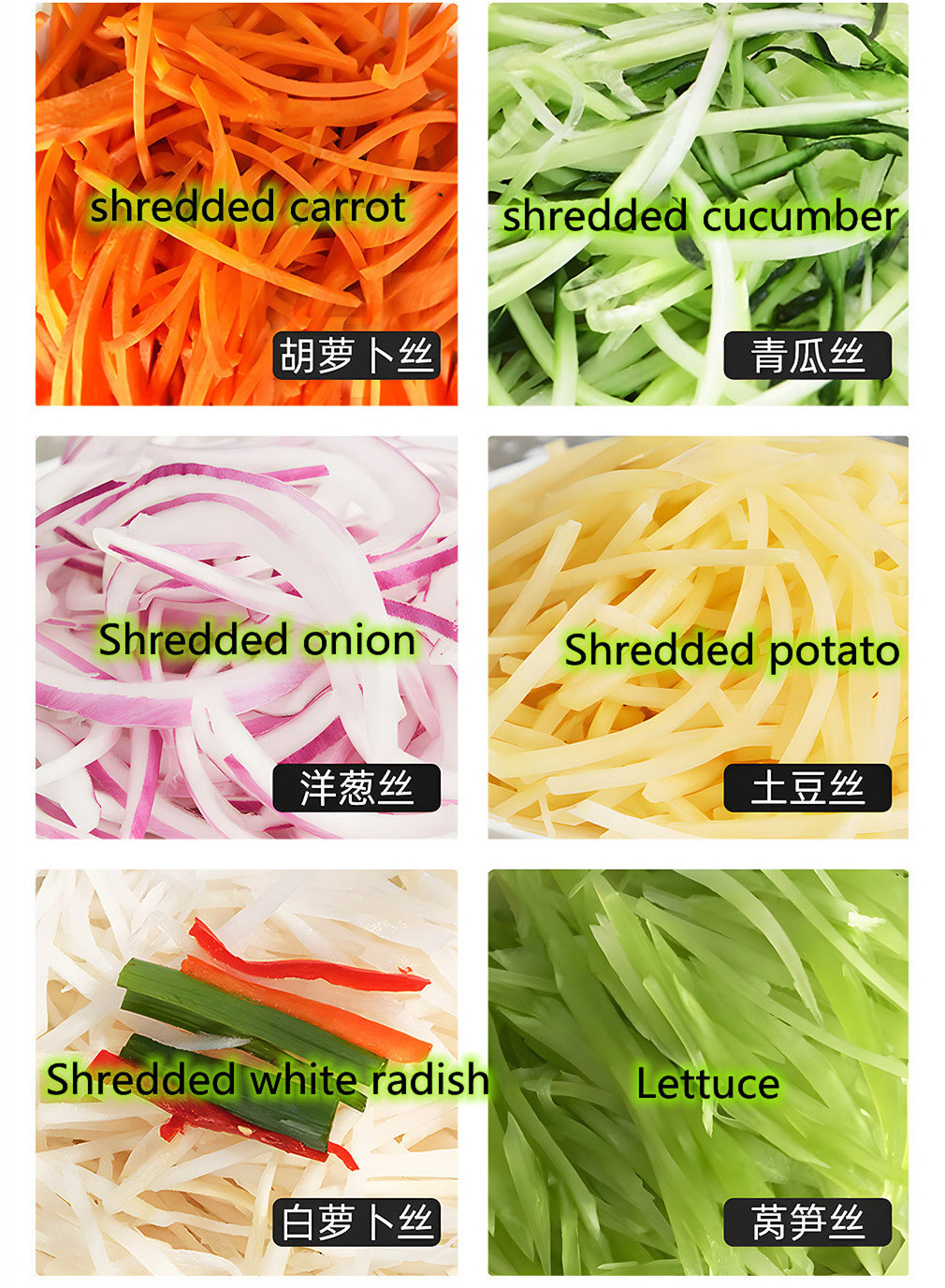 Electric Vegetable Potato Radish Slicer Vegetable Chopper Restaurant Multifunctional Vegetable Cutter