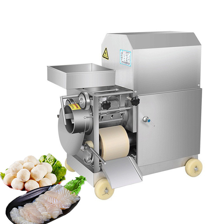 Industrial Fish Processing Machine/ Multi-Functional Frozen Fish Shrimp Crab Bone Shell Removal Machine