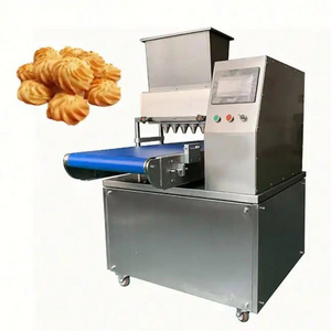 Industrial Mini Fortune Cookie Making Machine With PLC Control / Small Bakery Shop Biscuit Cookie Making Machine