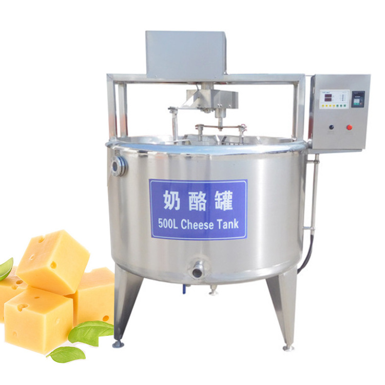 Fully Automatic 300 Liters Small Scale Cheese Vat Cheese Making Machine