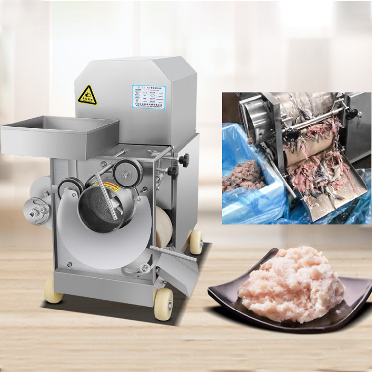 Industrial Fish Processing Machine/ Multi-Functional Frozen Fish Shrimp Crab Bone Shell Removal Machine