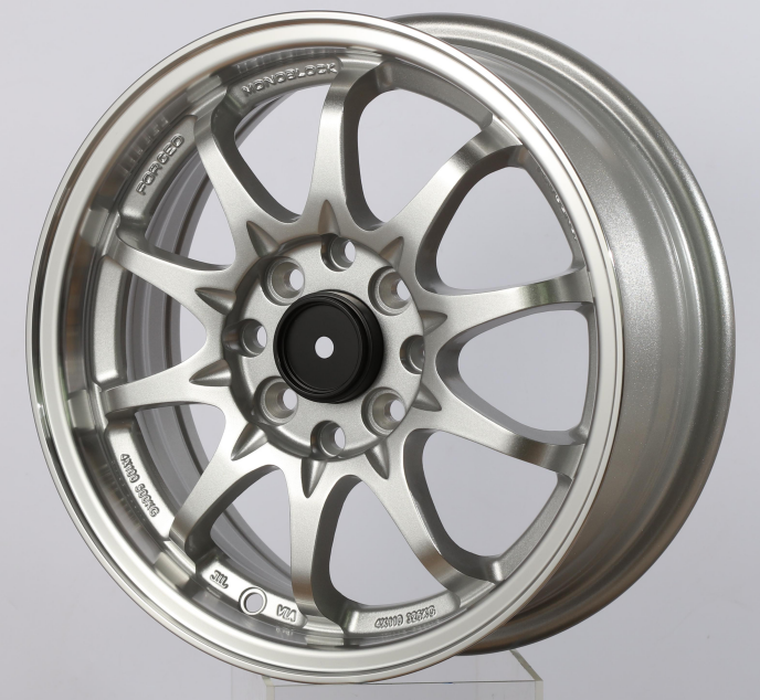 LH10 14 Inch Zoll Felgen Small Rims Aluminum Alloy Wheels Mags Deep Dish Concave 4 Hole PCD 4x100 4x114.3 For Casting Car Wheels