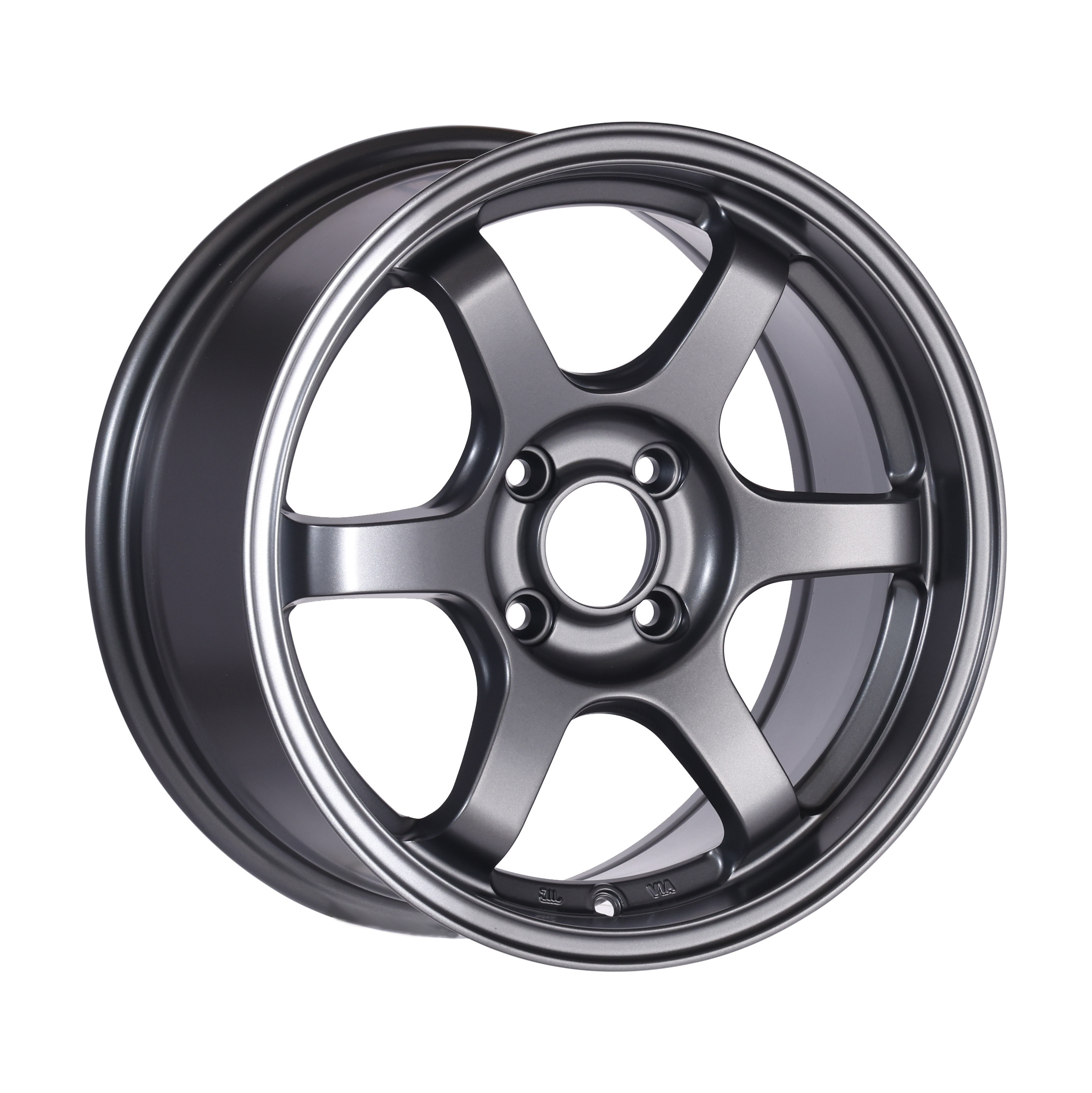 6226 6 spoke 16/5 aluminum 4 hole mag alloy wheel rims manufacture rines 14 15 16 17 inch 4/100