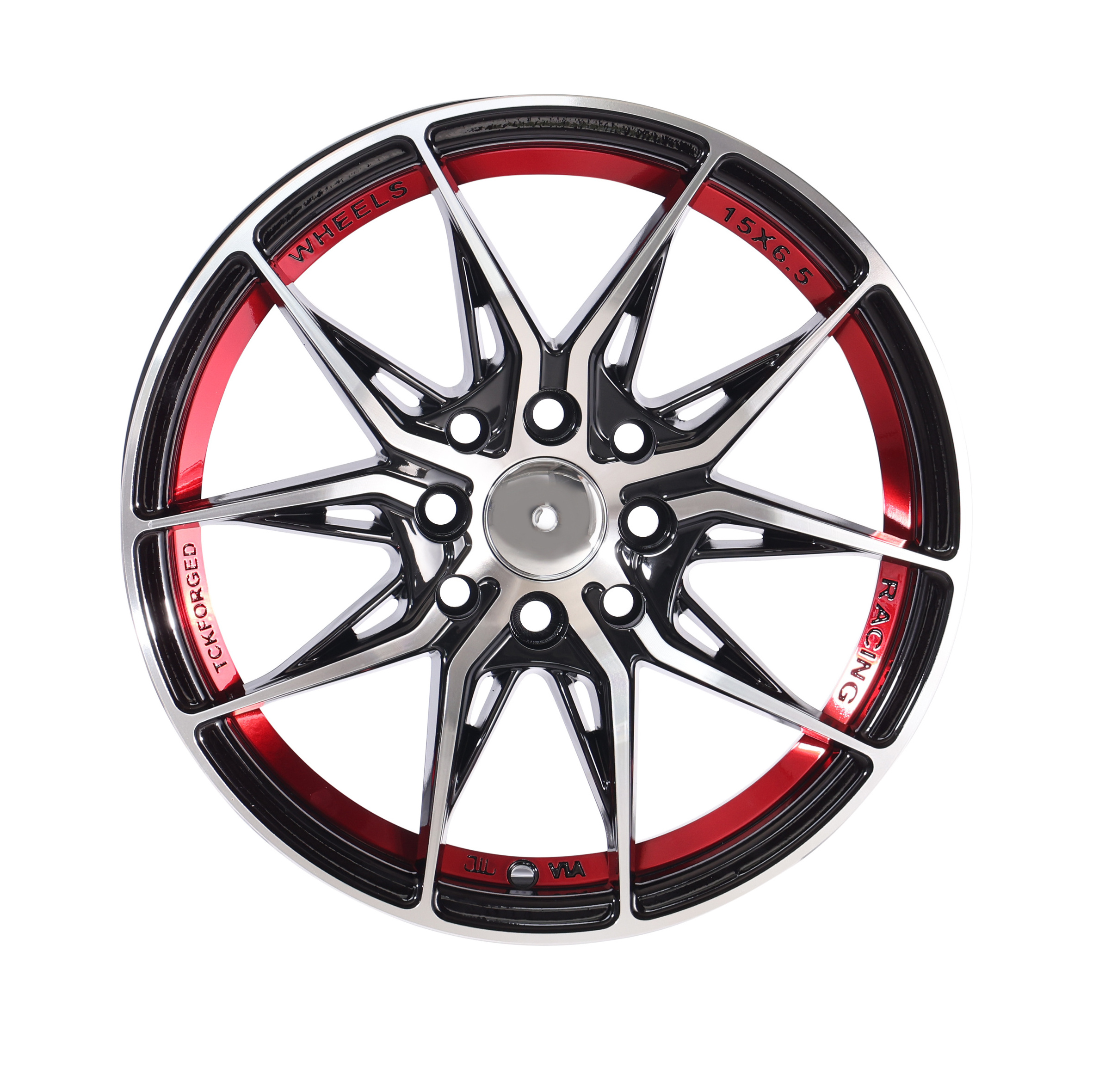 8809 Rin 15x8 15x9 15Inch 4x100 4 Lugs Car Mag Sport Rim 13 14 15 16 17 18 Inch 4 Holes 100mm Wheels